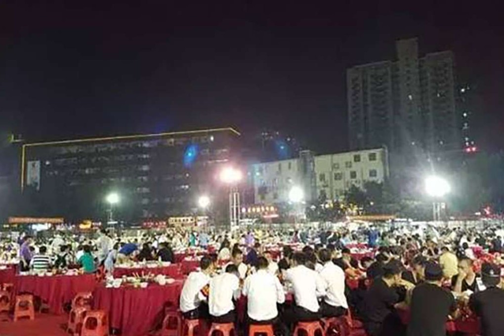 Police said the people detained also falsely claimed that a large banquet held for villagers was to celebrate the huge compensation offered in the demolition programme. Photo: SCMP Pictures