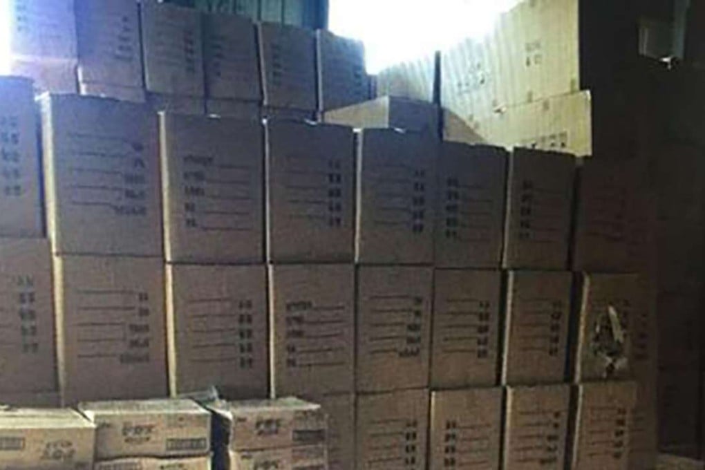The suspects allegedly sold millions of fake sanitary products. Photo: SCMP Pictures