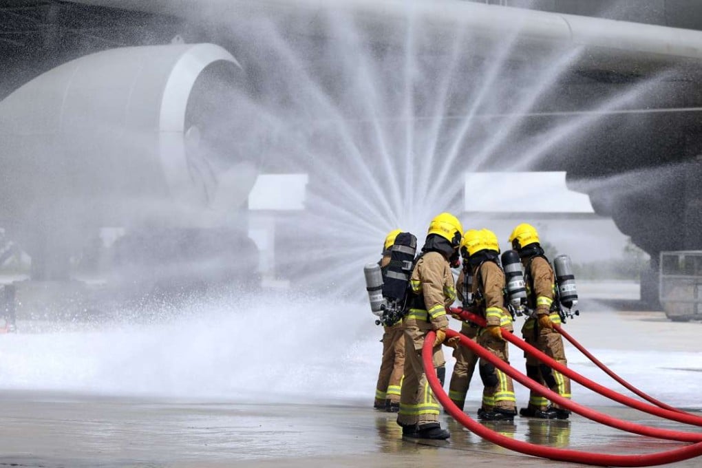 The plane simulator is based on several different aircraft models. Photo: Xiaomei Chen