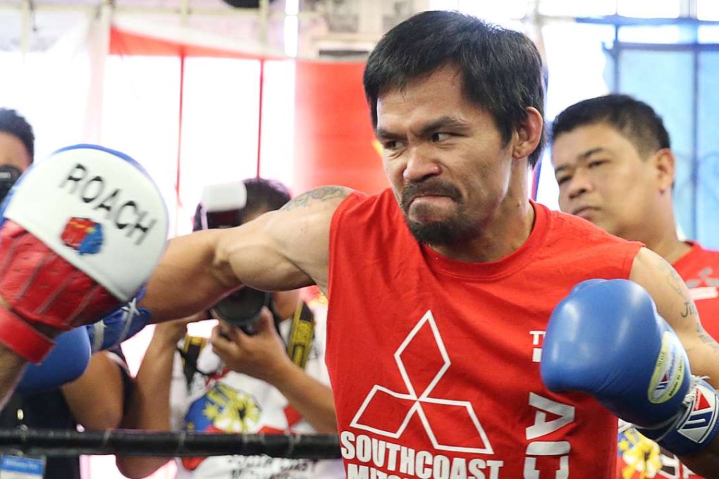 Manny Pacquiao is in good shape ahead of his bout with American Jessie Vargas according to trainer Freddie Roach. Photo: Reuters