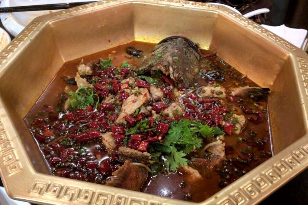 Water-cooked grouper.