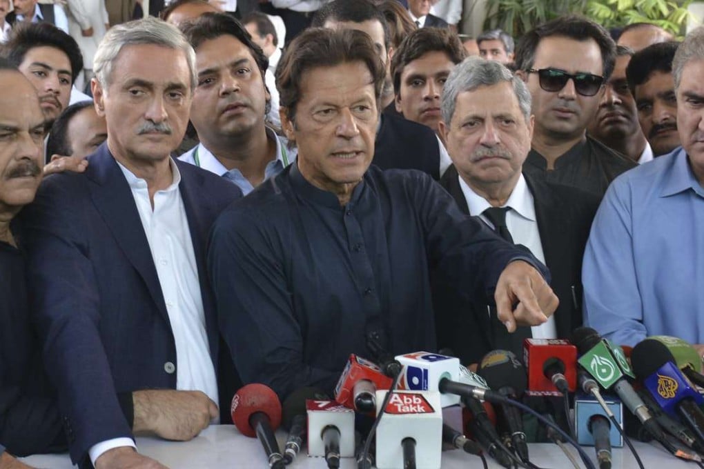 Cricketer turned politician Imran Khan is demanding Prime Minister Nawaz Sharif resign over corruption allegations. Photo: AP