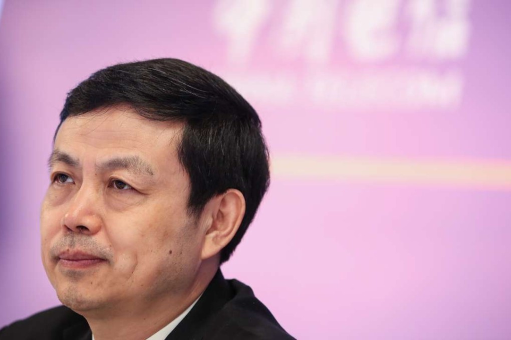 China Telecom chairman and chief executive Yang Jie said the company was focused on “seizing new development opportunities for transformation”. Photo: Edward Wong