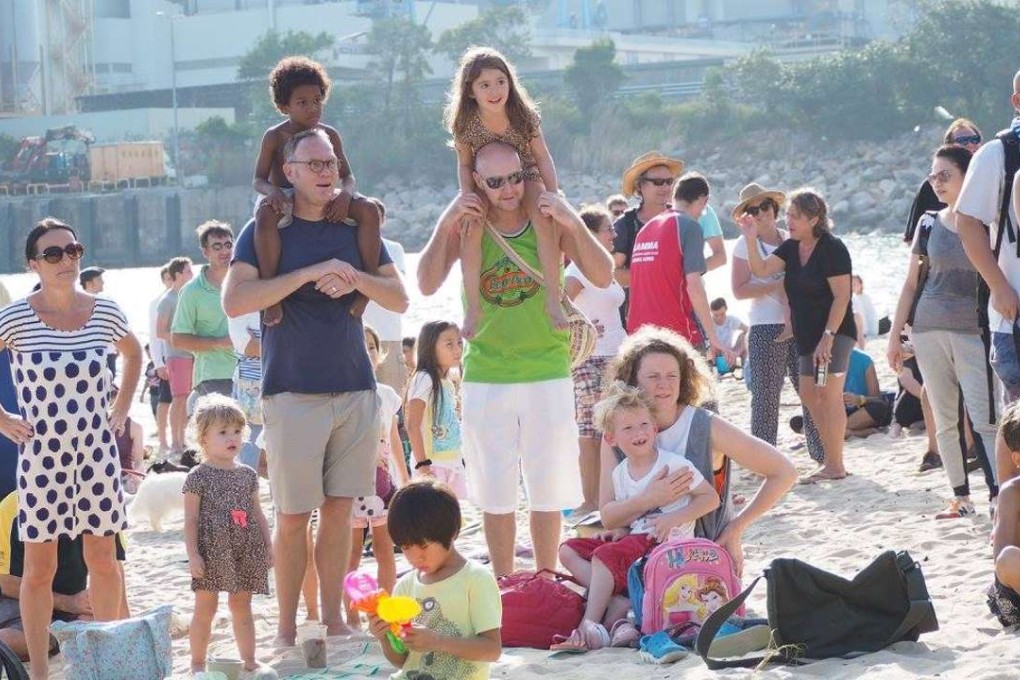 Families gather on a local beach in previous years for a Lamma music festival held as part of the island’s annual fun day. Photo: Child Welfare Scheme Hong Kong