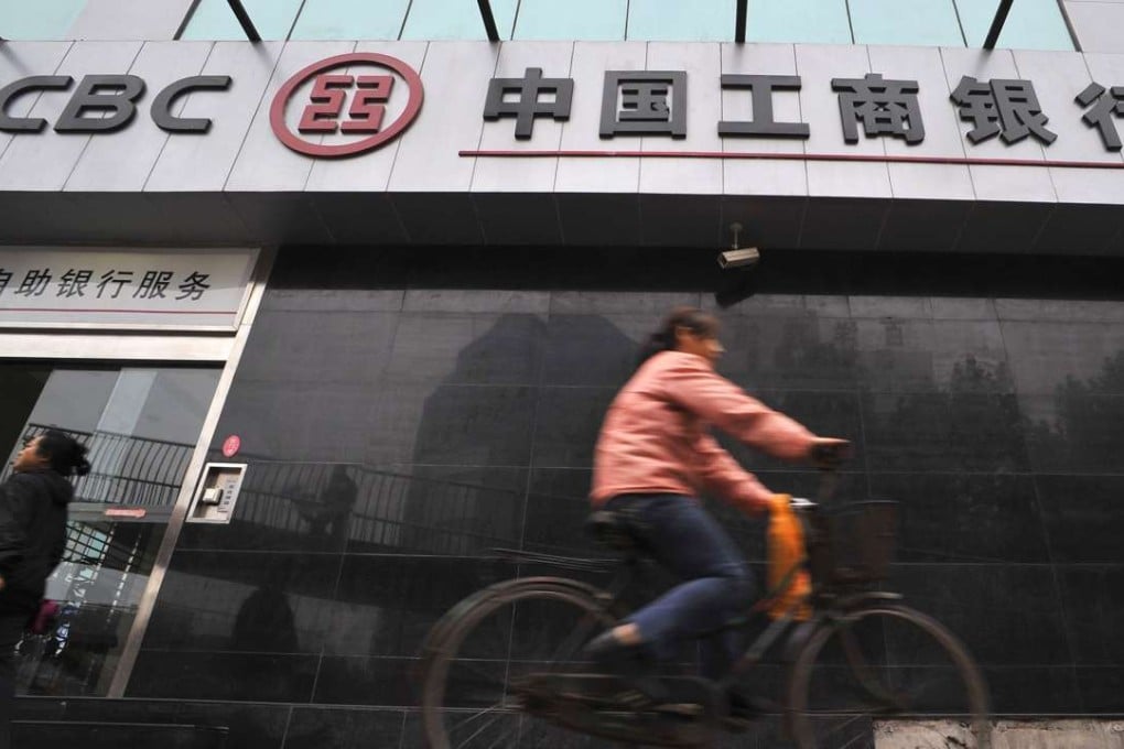 ICBC’s net interest income for the ninth month period was down 7.5 per cent to 351.4 billion yuan. Photo: Reuters