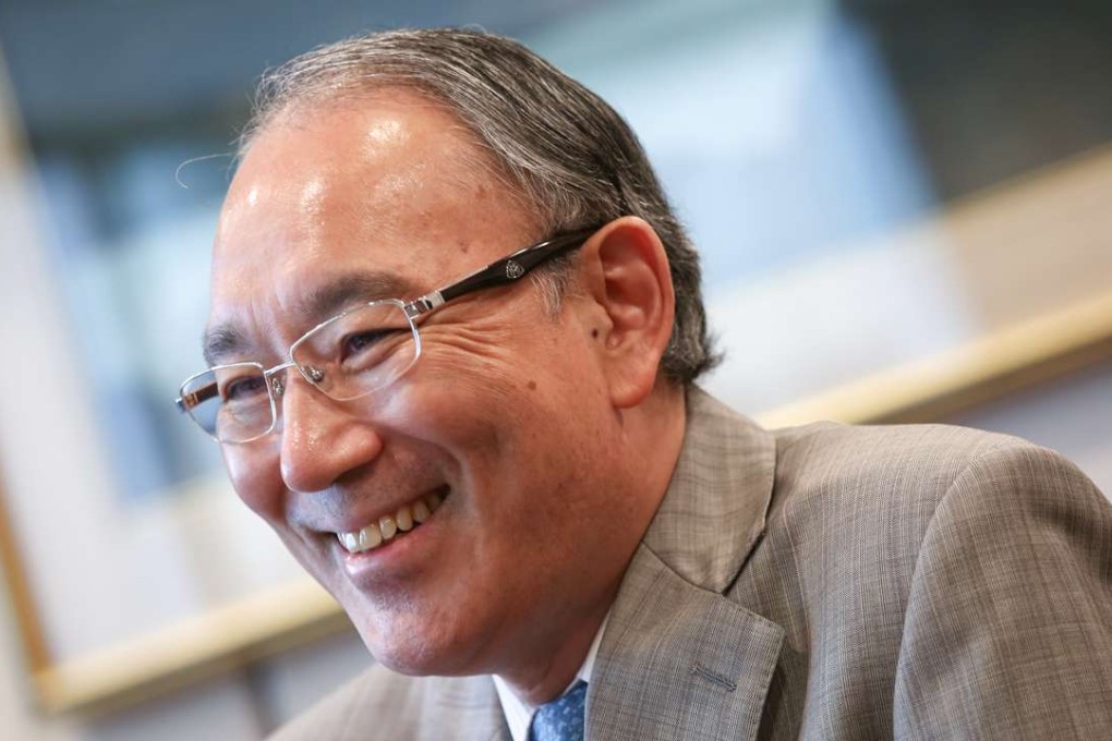 Kuninori Matsuda points to greater Japanese interest in Hong Kong. Photo: Jonathan Wong