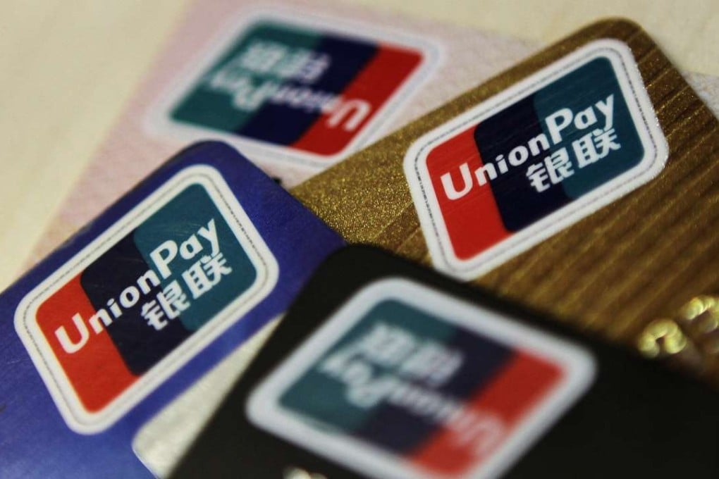 State-backed UnionPay is mainland China’s biggest bank card provider. Photo: Reuters
