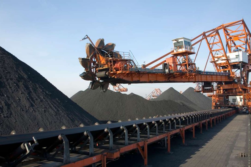 Coal is loaded at the port of Qinhuangdao, in Hebei province. Photo: SCMP Pictures