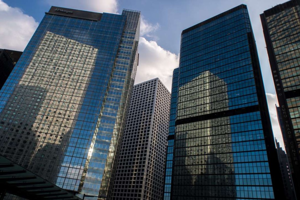 High-rise buildings in Central district on Hong Kong Island. Photo: AFP