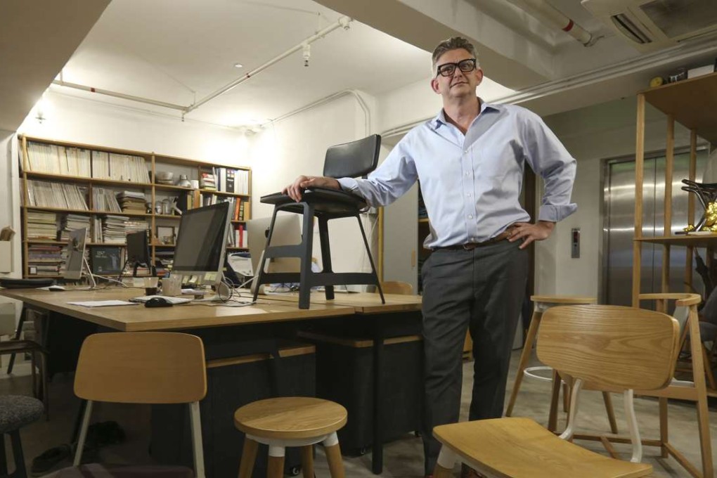 Sean Dix, at Dix Design + Architecture, in Sai Ying Pun. Picture: Dickson Lee