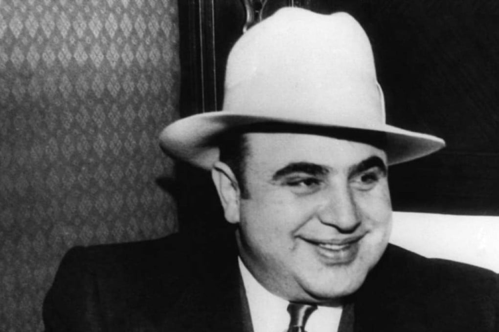 US Prohibition era gangster Al Capone.