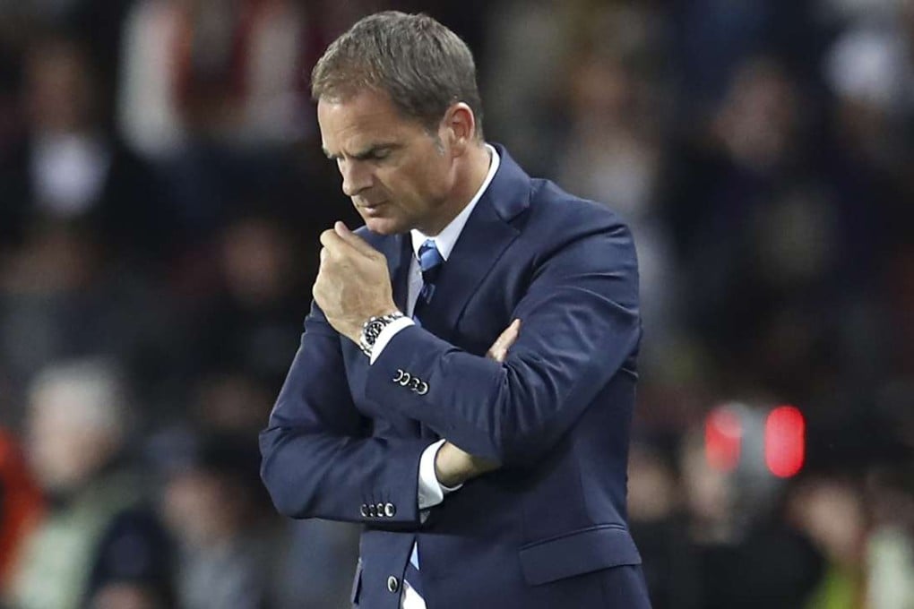 End of the line for Frank de Boer as Inter Milan coach. The Dutchman was fired after failing to revive the fortunes of the struggling Italian giants. Photo: AP