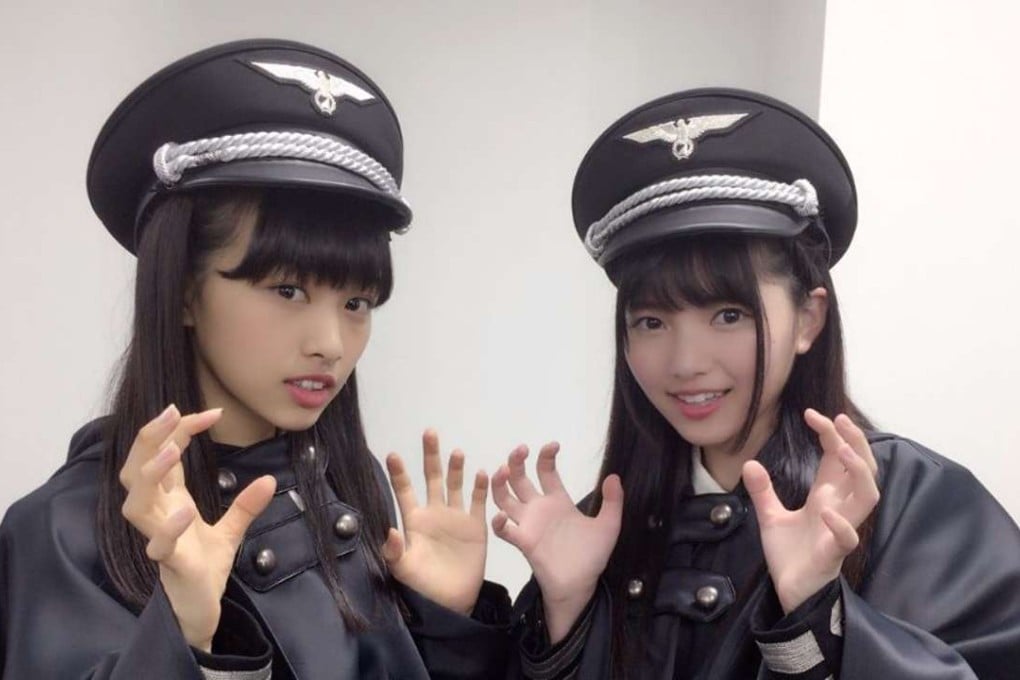 Keyakizaka46 have been criticised for giving a Halloween concert in costumes modelled on Nazi Waffen-SS uniforms. Photo: aramajapan.com