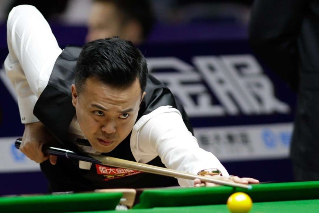 Marco Fu in action against Ding Junhui. Photo: World Snooker