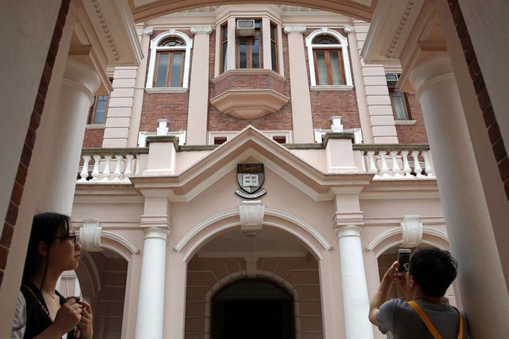 In three recent lists of university rankings, HKU was placed 106th, 43rd and 27th in the world respectively. Photo: Sam Tsang