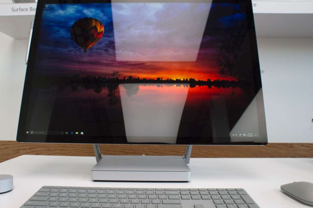 The new Microsoft Surface Studio introduced at a Microsoft news conference last month. Photo: AFP