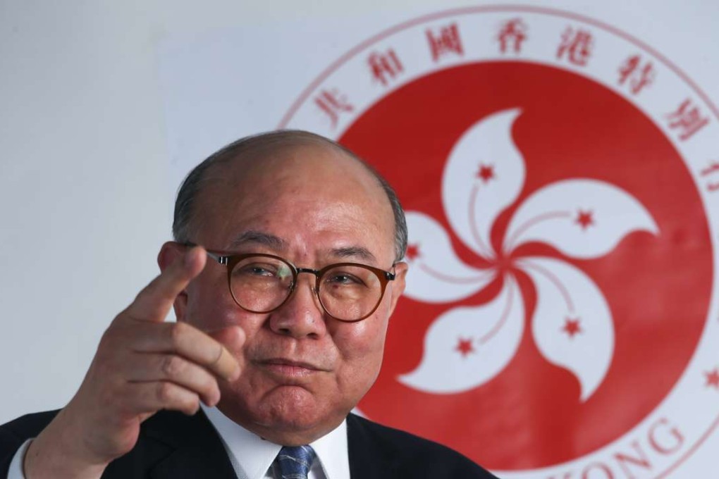 Retired judge Woo Kwok-hing was the first person to officially announce his run for chief executive. Photo: David Wong