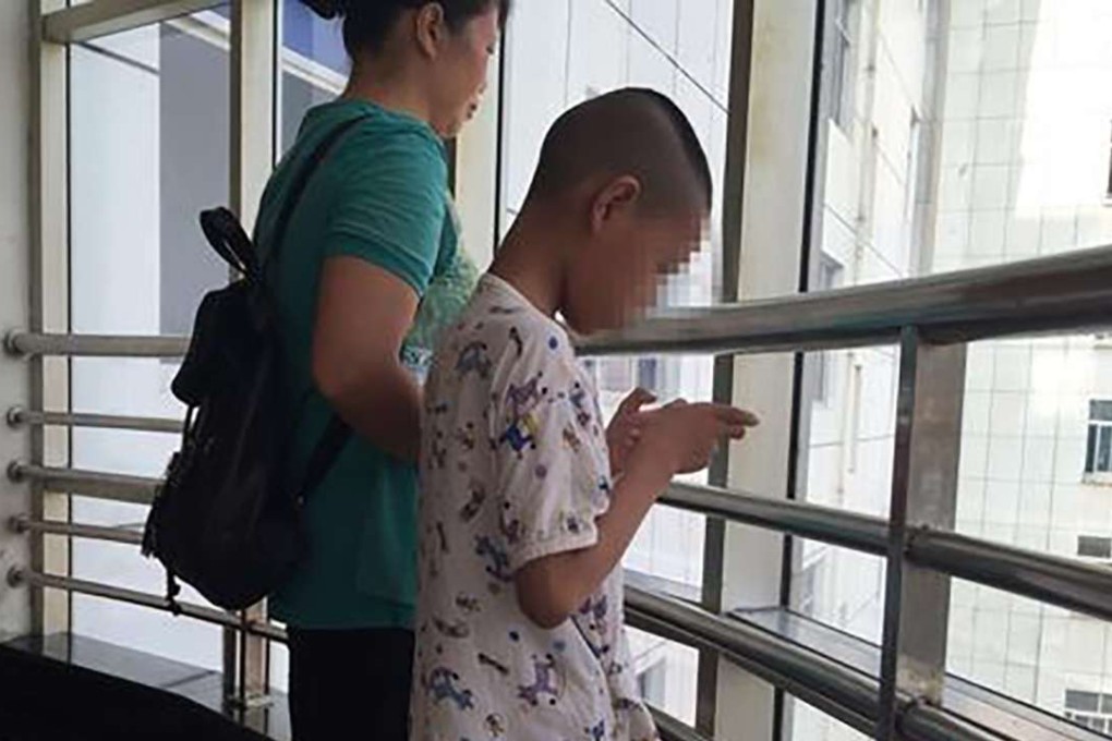 The boy at the centre of the legal case. Photo: Beijing Times