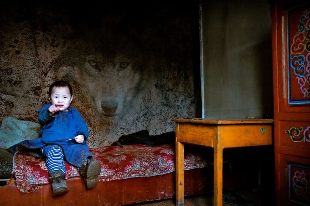 “Red Hero” shows a young boy with epilepsy in Chingeltei district. “The Mongolian wolf appears to stand guard over our young hero,” says photographer Paul Cox. “The next stage is to get him to hospital for his brain scan. I'm ready to donate my kidney to make it happen.” Photos: Paul Cox
