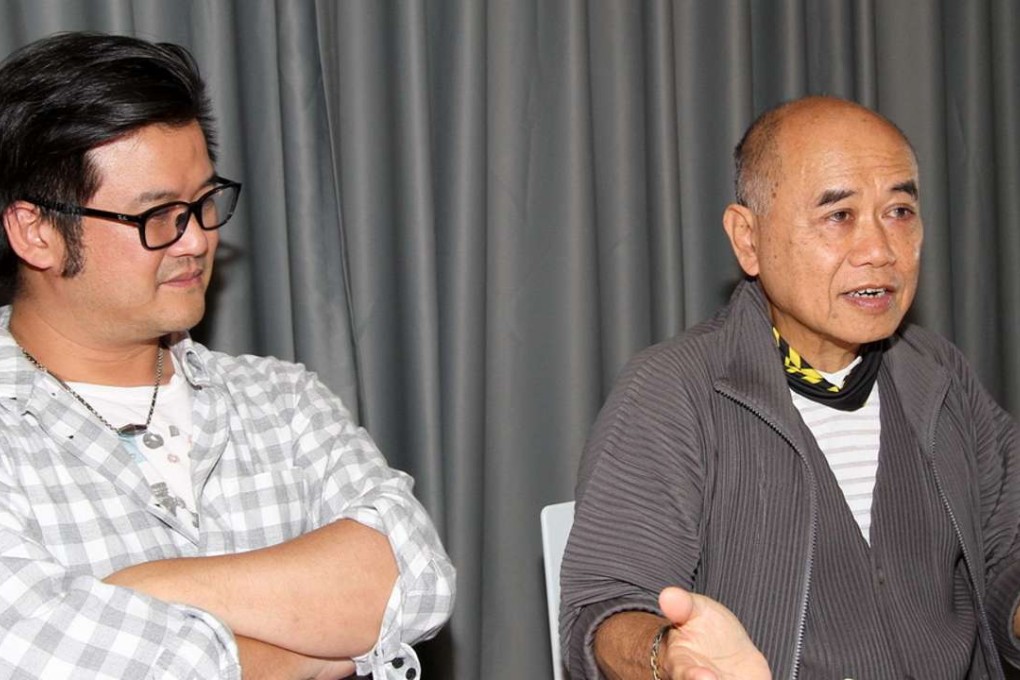 Formula Electric Hong Kong Racing chief Alan Fang (left) and ex-HKAA president Lawrence Yu Kam-kee. Photo: Chan Kin-wa