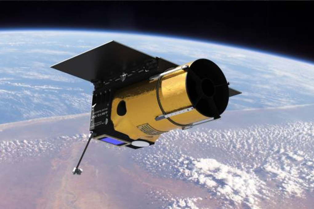 The Arkyd 100 (A100) small satellite used by Planetary Resources to gather compositional data of asteroids during prospecting missions. Photo: Planetary Resources
