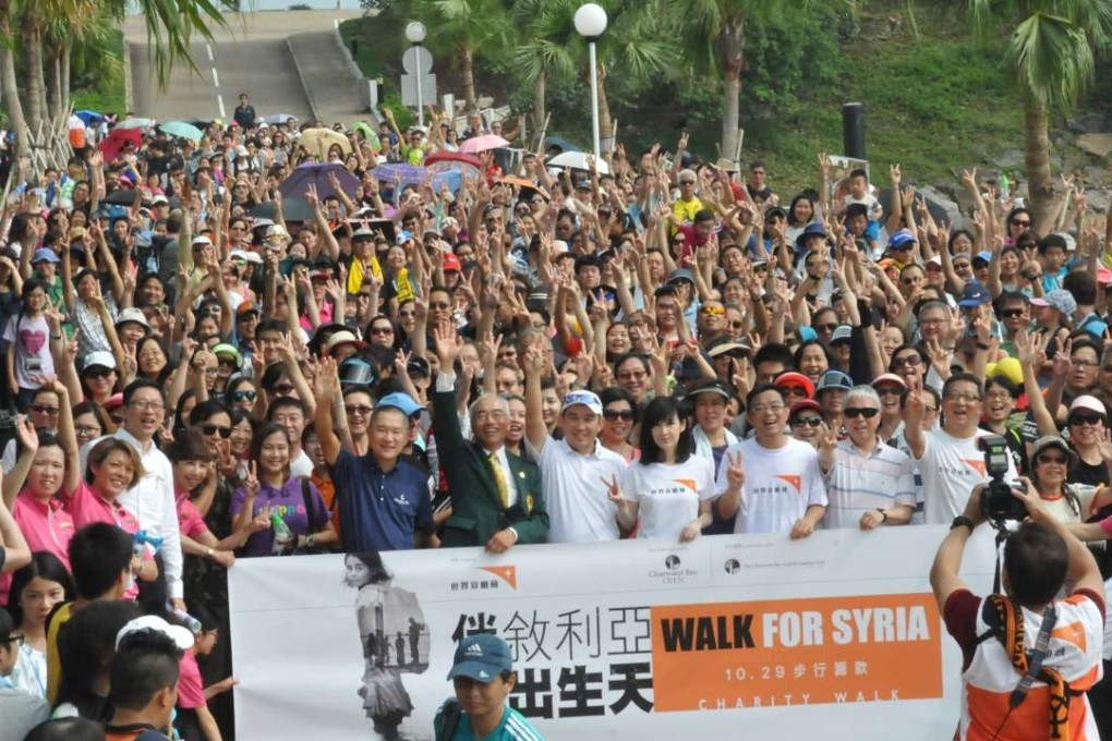 World Vision “Walk for Syria” at Clearwater Bay Golf & Country Club. Photos: SCMP Pictures