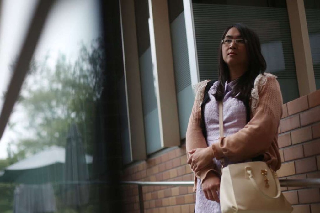 Transgender indviduals like Terry Hui, pictured in February in Hung Hom, often complain of unfair treatment in the city. Photo: SCMP Pictures