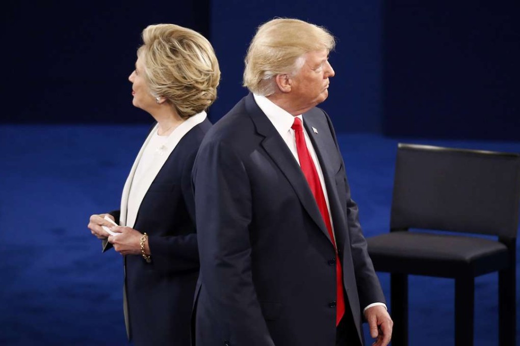 The US system may be so corrupt that it would rather Hillary Clinton become president than face the unknown abyss of Donald Trump. Photo: Bloomberg