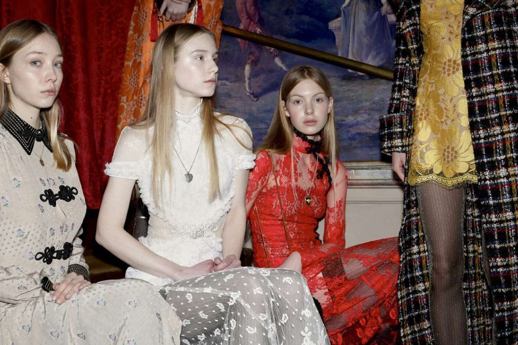 Victorian looks from Alessandra Rich.