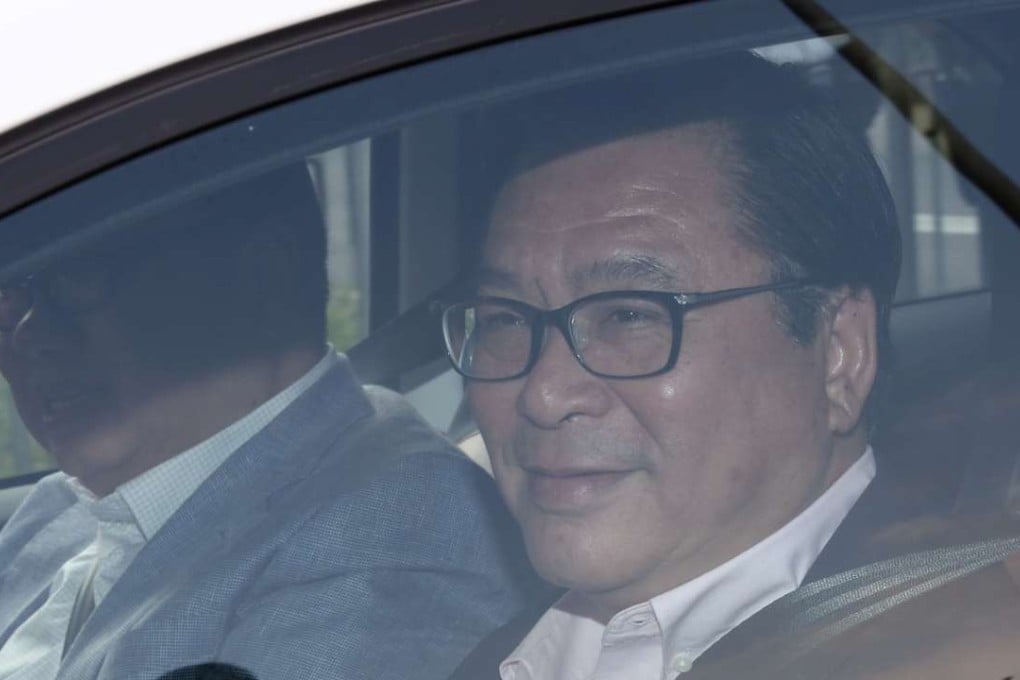 Lawmaker Jeffrey Lam Kin-fung arrives for talks. Photos: Jonathan Wong