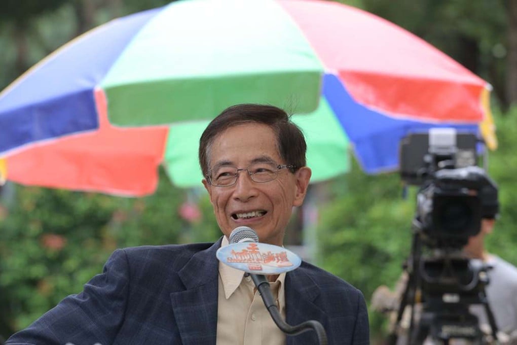 Member of HK Basic Law Drafting Committee Martin Lee Chu-ming, attend the RTHK TV Program City Forum at Causeway Bay. Photo: Paul Yeung