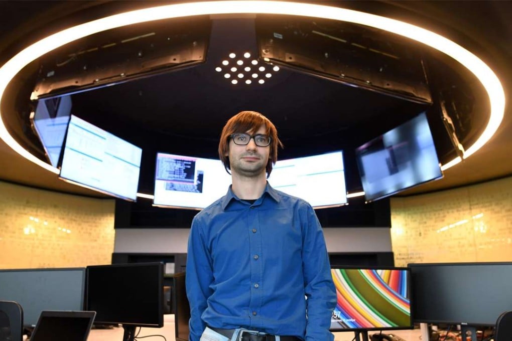 Yury Namestnikov, the head of internet security firm Kaspersky's Russian research and analysis department, at the company's headquarters in Moscow. Photo: AFP