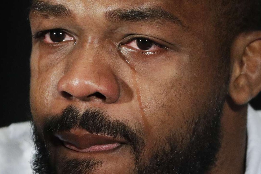 Mixed martial arts fighter Jon Jones was devastated after being pulled from his title bout with Daniel Cormier. Photo: AP