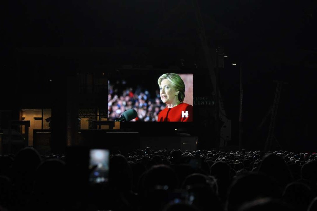 Clinton asks voters to choose the values she stands for as tens of ...