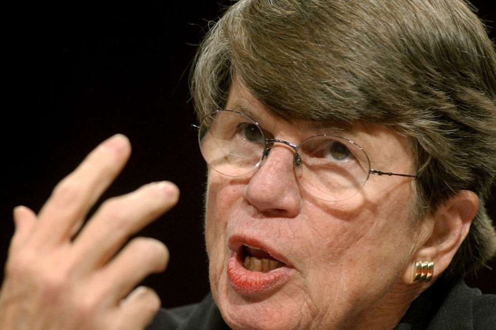 Former US Attorney General Janet Reno. Photo: Reuters