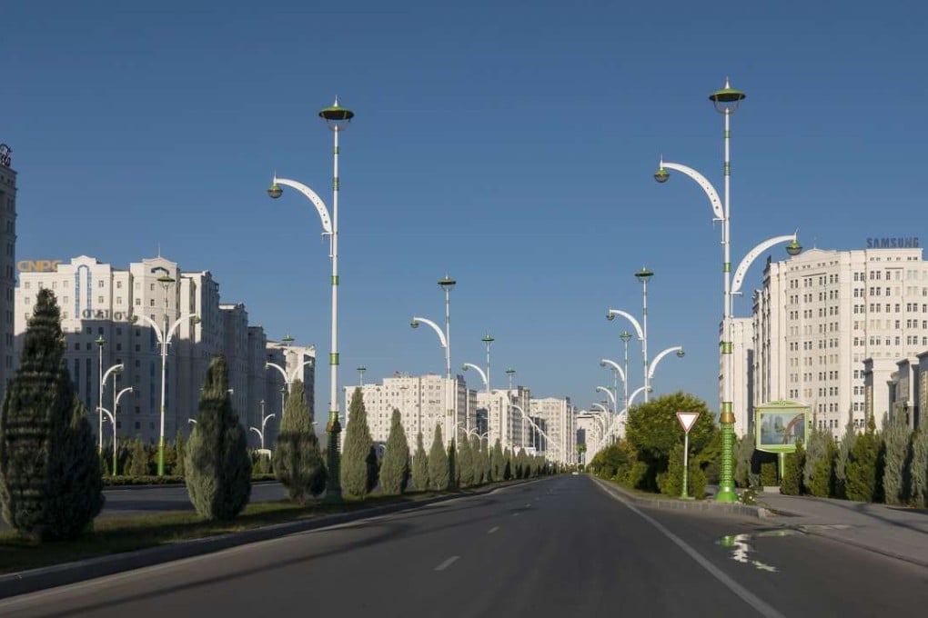 Ashgabat holds the Guinness World Record for “the city having the highest density of white marble-clad buildings”. Pictures: Ayesha Sitara