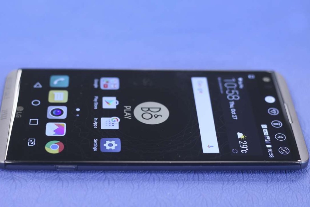 The LG V20. Photo: May Tse
