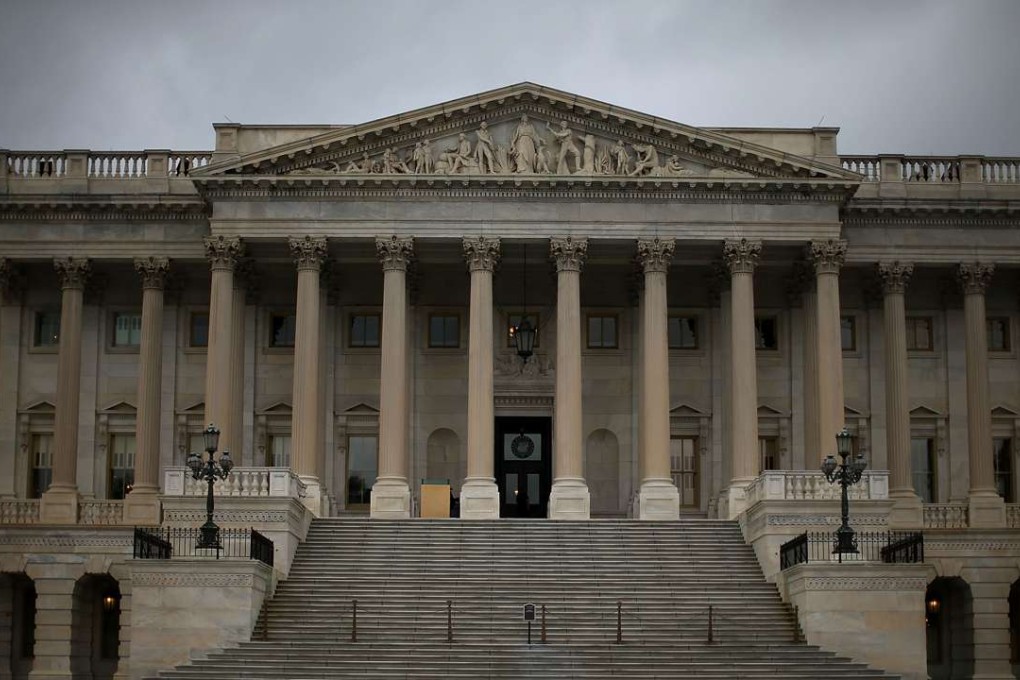 The Senate side of the US Capitol in Washington. Photo: AFP