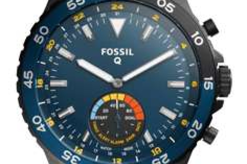 Fossil crewmaster cheap blue