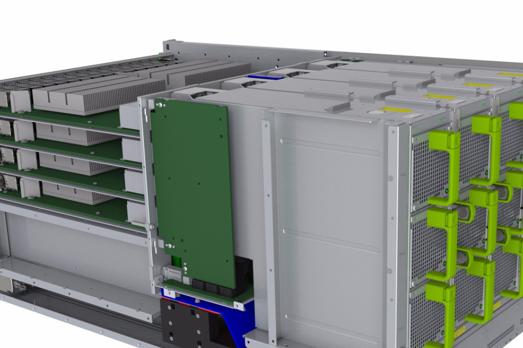 Facebook's 100G modular optical "Backpack" switch. Photo: Facebook