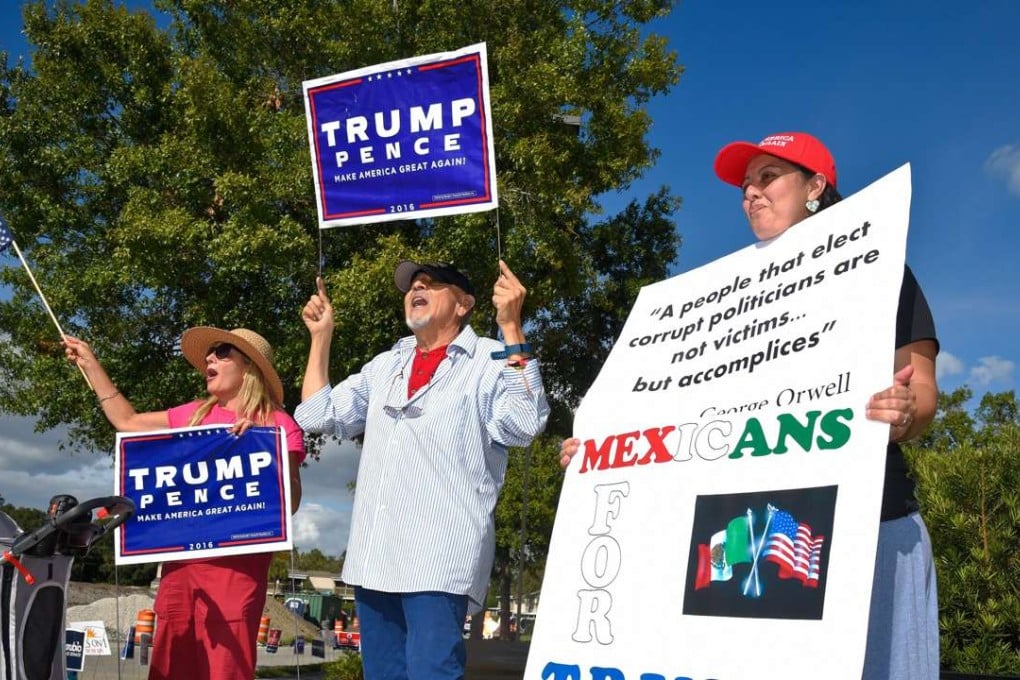 Trump supporters in Casselberry, Florida. Photo: SCOTT A. MILLER