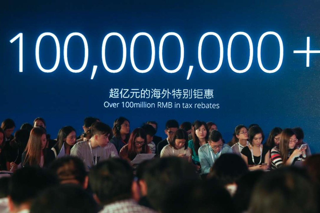 Alibaba Group 2016 11.11 Global Shopping Festival Launch Press Conference in Kowloon Bay. Photo: David Wong