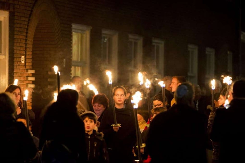 A commemoration of Kristallnacht in Amsterdam in 2014. Photo: EPA