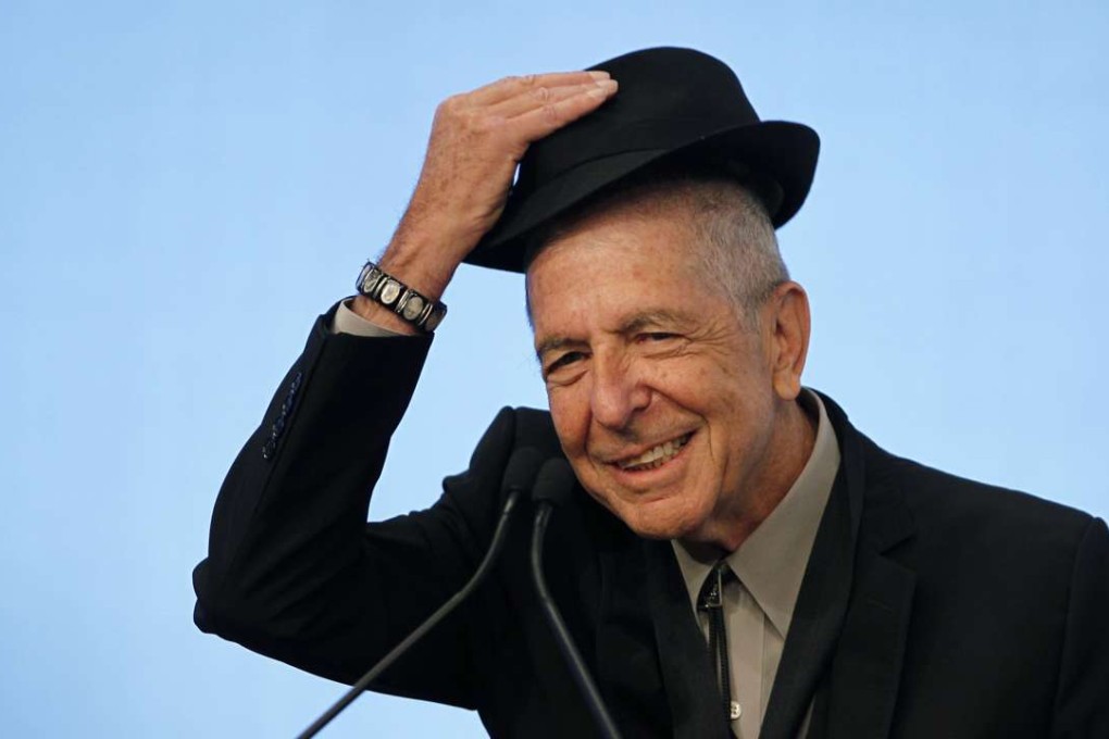 Musician Leonard Cohen, pictured as he accepts the 2012 Awards for Song Lyrics of Literary Excellence at the John F. Kennedy Presidential Library and Museum, in Boston, Massachusetts,in 2012, has died at the age of 82. Photo: Reuters