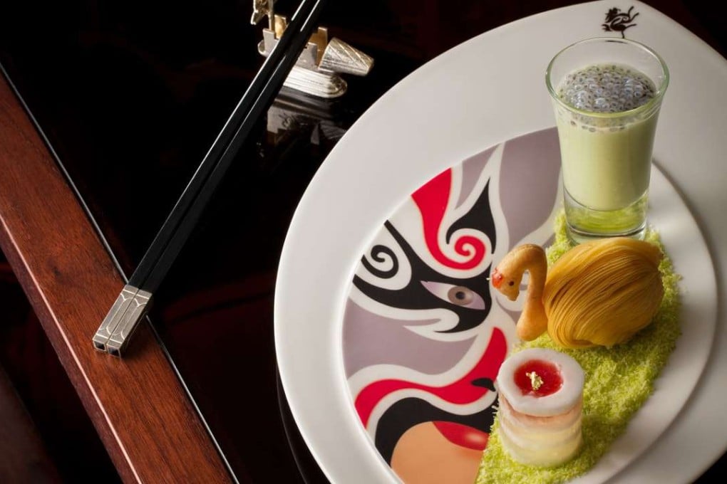 Spring Moon's trio of desserts. Its MIchelin star is the first for the venerable Peninsula Hong Kong.