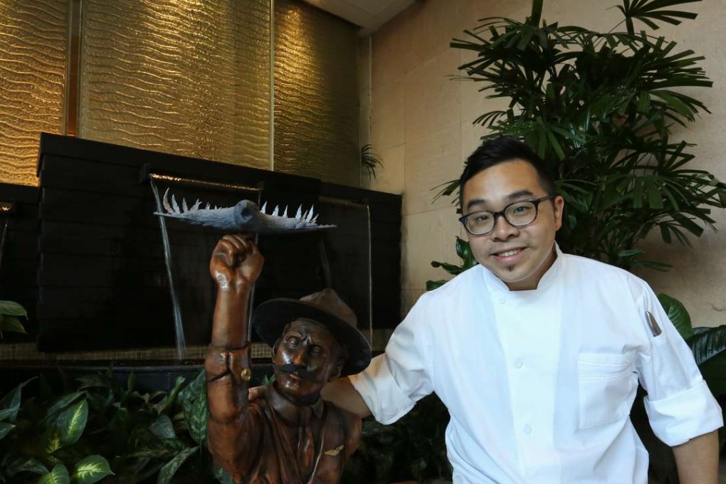 Roger Fok with his ‘Avian Inspiration’. Photo: Jonathan Wong