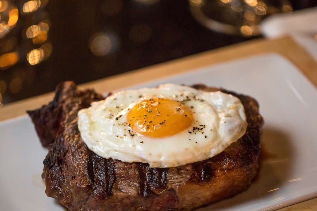 Gaucho, steak and eggs