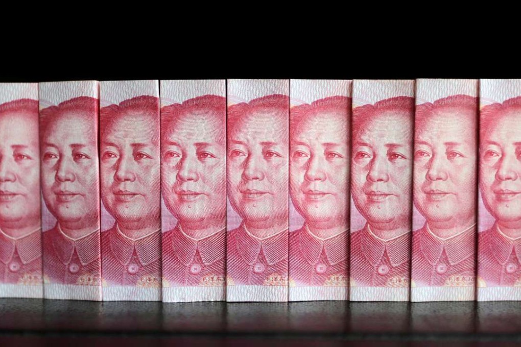 China’s currency has under renewed downward pressure since yields on the 10-year and 30-year US government bonds began rising sharply last week. Photo: Reuters