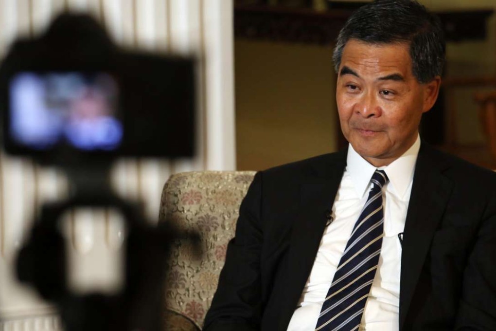 Chief Executive Leung Chun-ying could face an uphill battle for support if he runs for the top job again. photo: Nora Tam