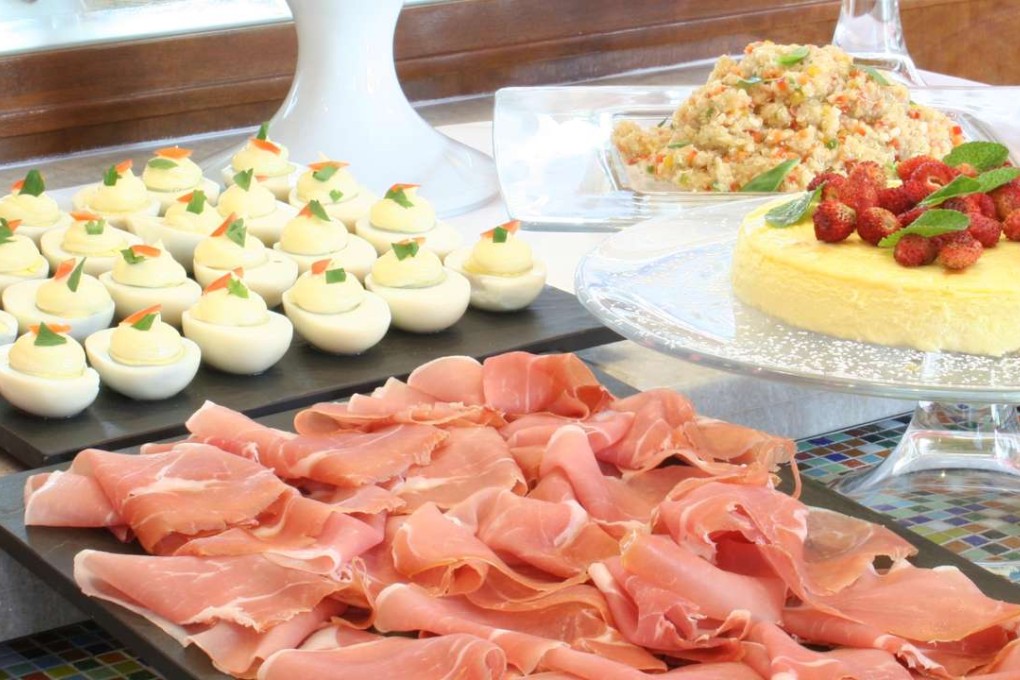 Cold fare for brunch at Gaia Ristorante